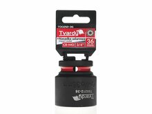krachtdop 36 mm - 3/4 duims aansluiting - slagdop - impact dop - rateldop - dop - tvardy