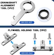2.0t&nbsp;tdci&nbsp;Eco Blue - euro 6 diesel timing riem gereedschapsset -&nbsp;nokkenas blokkeerset&nbsp;- vliegwiel b