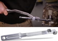 universele wringijzer voor een steekringsleutel 34cm - wring ijzer - sleutel verlengstuk - geko