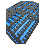 foam inlay voor 94 delig doppen set - schuim inlegbak&nbsp;- gereedschapswagen inleg foam&nbsp;- asta