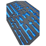foam inlay voor 94 delig doppen set - schuim inlegbak&nbsp;- gereedschapswagen inleg foam&nbsp;- asta