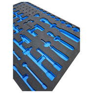 foam inlay voor 94 delig doppen set - schuim inlegbak&nbsp;- gereedschapswagen inleg foam&nbsp;- asta
