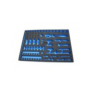 foam inlay voor 94 delig doppen set - schuim inlegbak&nbsp;- gereedschapswagen inleg foam&nbsp;- asta