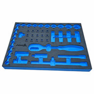foam inlay voor 44 delig doppen set - schuim inlegbak&nbsp;- gereedschapswagen inleg foam&nbsp;- asta
