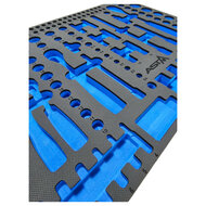 foam inlay voor 179 delig doppen set - schuim inlegbak&nbsp;- gereedschapswagen inleg foam&nbsp;- asta