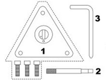 0.9 twinair fiat - alfa romeo - chrysler -&nbsp;blokkeergereedschap - poelieborgpen - vergrendelplaat nokkenas