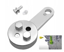 mercedes benz 1.6 en 2.0 om654 diesel krukas draaigereedschap -&nbsp;uitlaatnokkenas uitlijnblok&nbsp;-&nbsp;inlaatnokkenas houder&nbsp;- distr