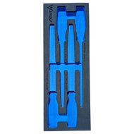 foam inlay voor 4 delig doppen set - schuim inlegbak&nbsp;- gereedschapswagen inleg foam&nbsp;- asta