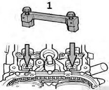 vw en audi&nbsp; 2.4 v6 -2.8 -3.0 - 3.2 - 4.2 v8 - 5.2 v10 fsi&nbsp;nokkenas borggereedschap - krukaspin - kettingspanner borgpen - dis