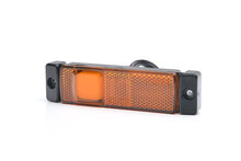 oranje neon led zijmarkeringslamp met houder - led contourlamp - led zijlamp - positielicht - was