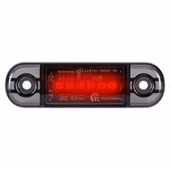 led zijmarkeringslamp donker rood 6x led - contourlamp - zijlamp - markeringslamp