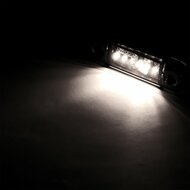 led zijmarkeringslamp donker wit 6x led - contourlamp - zijlamp - markeringslamp