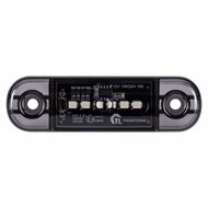 led zijmarkeringslamp donker wit 6x led - contourlamp - zijlamp - markeringslamp