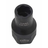 linkse dop 10 mm - spiraaldop 3/8 duims aansluiting - uitdraaidop - satra