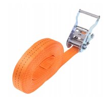 sjorband 2 ton 2 meter met ratel - spanband zonder haak - transportband - sjorband - gmp