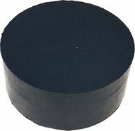 rubberen opname pad 100x40 mm - kolombrug rubber - steunrubber - beschermrubber 