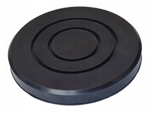 rubberen opname pad 135x120x20 mm - steunrubber - beschermrubber - garagekrik pad