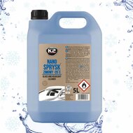 k2 nano ruitenwisser vloeistof 5 liter - koplamp reiniger -20&deg;C  - ruitenreiniger geparfumeerd