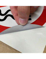 maximale snelheidssticker 100 km/h - snelheid sticker 200 mm - snelheidsbeperking sticker - klasse 1