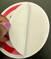 maximale snelheidssticker 100 km/h - snelheid sticker 200 mm - snelheidsbeperking sticker - klasse 1