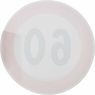 maximale snelheidssticker 60 km/h - snelheid sticker 200 mm - snelheidsbeperking sticker - klasse 1