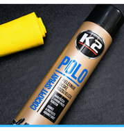 k2 polo cockpitspray perzik 750 ml - cockpit reiniger - cockpit geur - autogeur - interieurreiniger