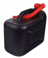 jerrycan 20 liter inhoud - flexibele tuit - brandstofkan - kunststof benzinekan - vloeistof kan - bremher