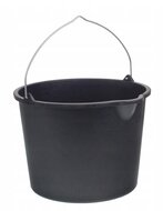 pvc emmer 12 liter - tuin emmer - bouw emmer met trechter - opvangemmer - wateremmer