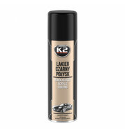 k2 zwarte acryllak glanzend 500ml - autolak - gloss acrylverf - spuitverf - autoverf