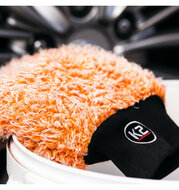 k2 mivrovezelhandschoen - poetsdoek - reinigingshandschoen - microvezel handschoen