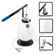 handmatige atf olievulpomp 6 liter -&nbsp;&nbsp;olievuller met adapter -&nbsp;olie vuller versnellingsbak -&nbsp;&nbsp;olietransmissie vullen - tra