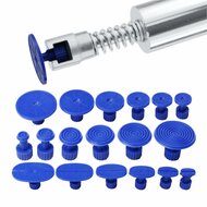 uitdeukset 19 delig - reparatieset uitdeuken - deuken trekker - deukverwijderingsgereedschap - uitdeuker - slagtrekker