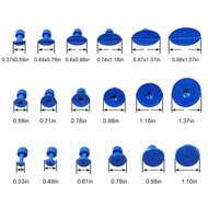 uitdeukset 19 delig - reparatieset uitdeuken - deuken trekker - deukverwijderingsgereedschap - uitdeuker - slagtrekker