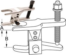 50-80mm fuseekogeltrekker - universele kogelgewricht trekker - fusee trekker - kogelgewricht trekset - fuseearm spreider