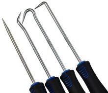 9 delig keerring trekker - haken en schrapers set - o-ringen verwijder set - pick en hook set - precisiehaak