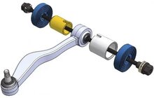 draagarm rubber (de)montage set - bus persset - kogellager pers - wiellager demontageset - keerring montage 