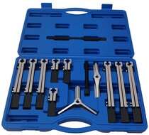 lagertrekker - binnenlager trekker - buitenlagertrekker - poelietrekker - pulley trekset 12 delig