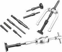 binnenlager trekker set - poelietrekker 16 delig - kogellagertrekker - lagertrekker - wiellager trekset