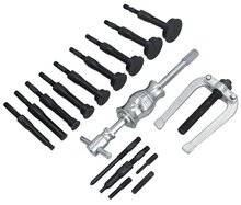 binnenlager trekker set - poelietrekker 16 delig - kogellagertrekker - lagertrekker - wiellager trekset