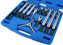 lagertrekker - binnenlager trekker - buitenlagertrekker - poelietrekker - pulley trekset 12 delig