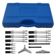 lagertrekker - binnenlager trekker - buitenlagertrekker - poelietrekker - pulley trekset 12 delig