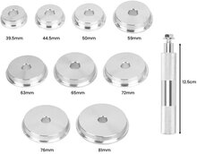 keerring montage set - 10 delig slagset lagers&nbsp;- lager montage set - wiellager pers en druk set - slagschijf - slagadapater&nbsp;