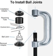 suv kogelgewricht trekker - ford - jeep - dodge&nbsp;- persbussen - lagerdruk set - fusee demontage set