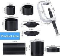 suv kogelgewricht trekker - ford - jeep - dodge&nbsp;- persbussen - lagerdruk set - fusee demontage set