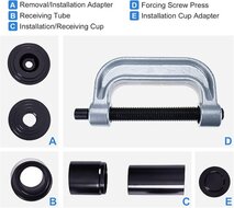 suv kogelgewricht trekker - ford - jeep - dodge&nbsp;- persbussen - lagerdruk set - fusee demontage set