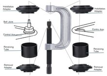 suv kogelgewricht trekker - ford - jeep - dodge&nbsp;- persbussen - lagerdruk set - fusee demontage set