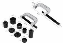 suv kogelgewricht trekker - ford - jeep - dodge&nbsp;- persbussen - lagerdruk set - fusee demontage set