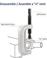 suv kogelgewricht trekker - ford - jeep - dodge&nbsp;- persbussen - lagerdruk set - fusee demontage set