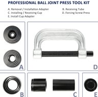 suv kogelgewricht trekker - ford - jeep - dodge&nbsp;- persbussen - lagerdruk set - fusee demontage set