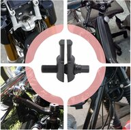 motorfiets lagerring demontage set - lagertrekker - stuurpenlager gereedschap - lager ring stuurkop demontager - stuurpen geree